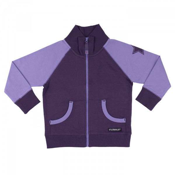 Villervalla Sweatjacke mulberry/lilac