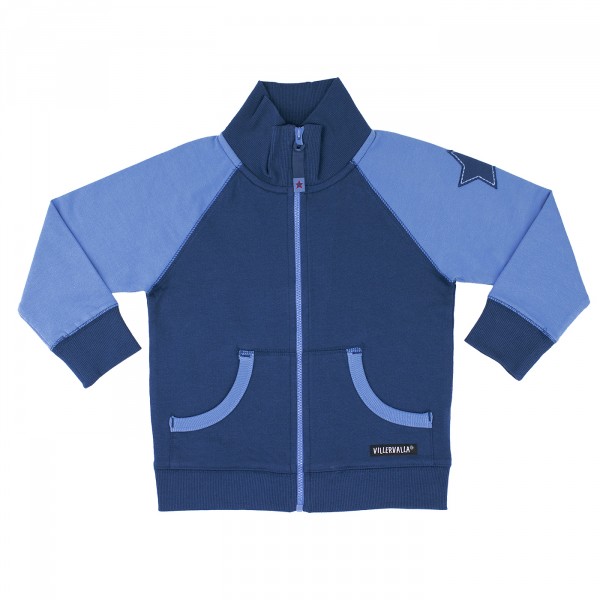 Villervalla Sweatjacke pacific/nautic