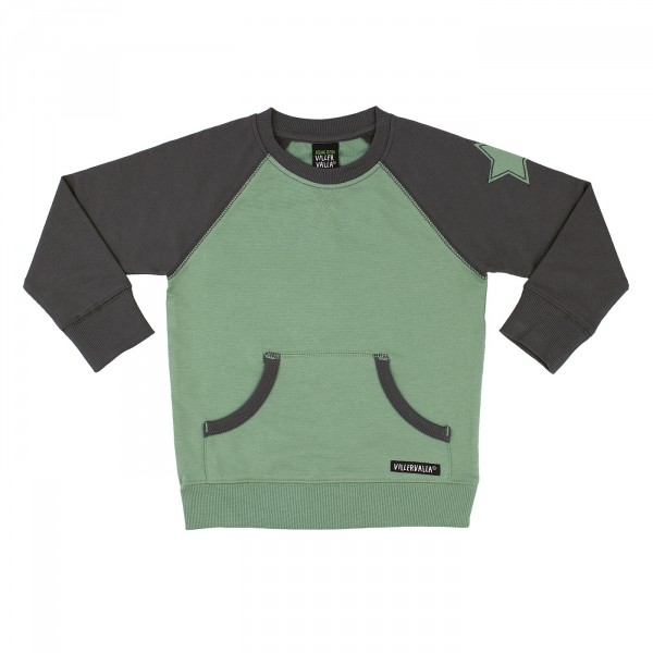 Villervalla langärmliges Sweatshirt pine/sage 